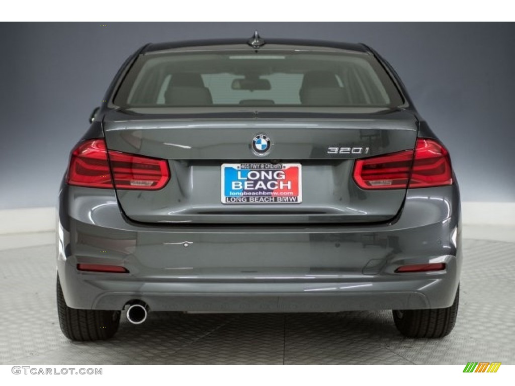 2018 3 Series 320i Sedan - Mineral Grey Metallic / Black photo #4