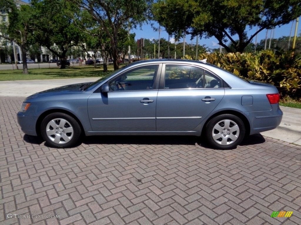 2009 Sonata GLS - Medium Silver Blue / Camel photo #3