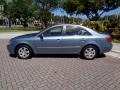 2009 Medium Silver Blue Hyundai Sonata GLS  photo #3
