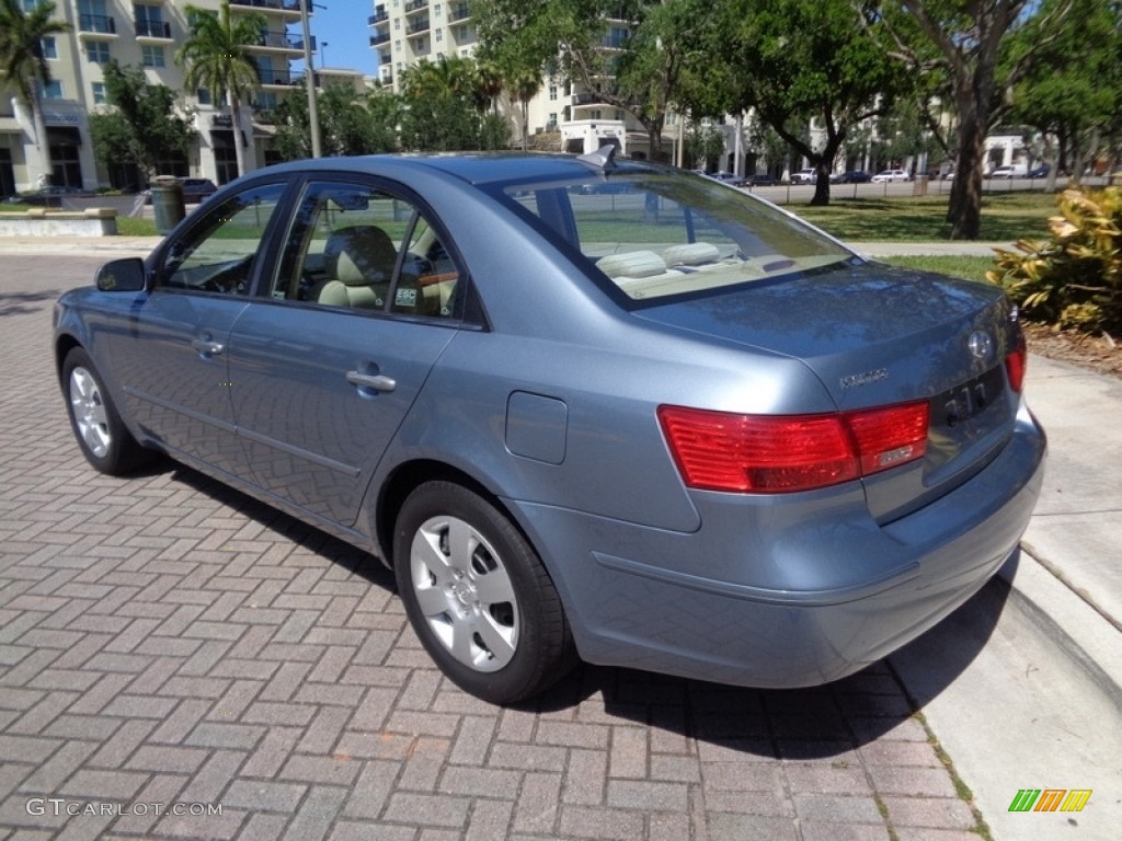 2009 Sonata GLS - Medium Silver Blue / Camel photo #5