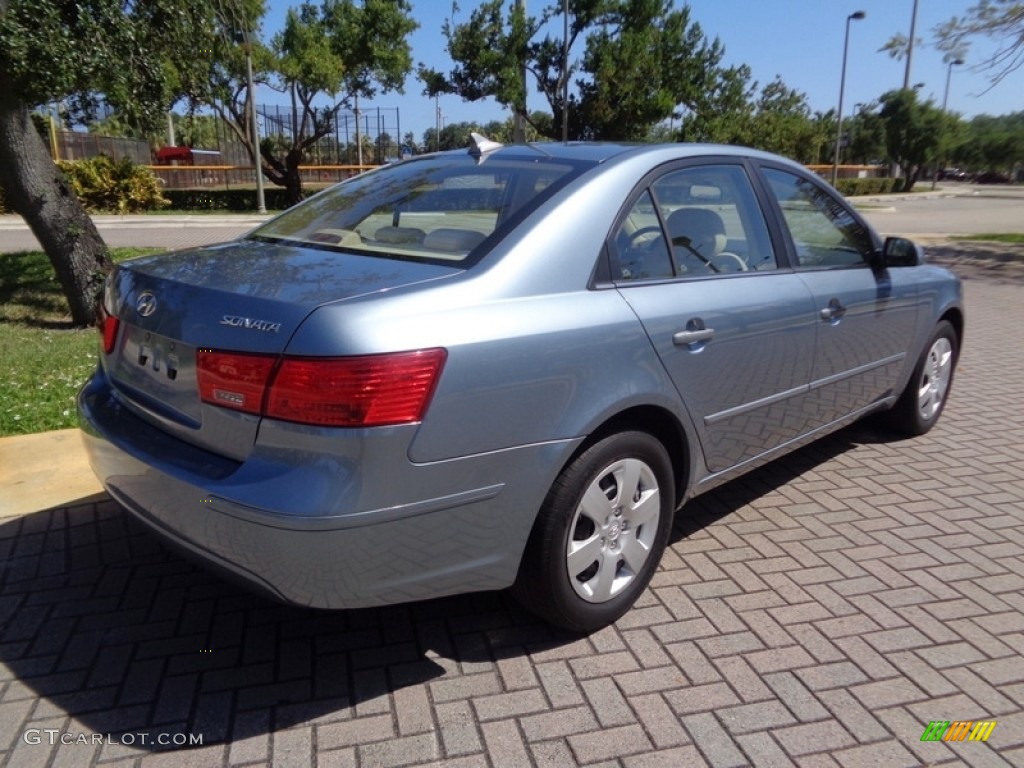 2009 Sonata GLS - Medium Silver Blue / Camel photo #9