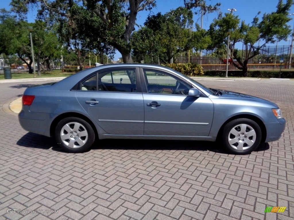 2009 Sonata GLS - Medium Silver Blue / Camel photo #11