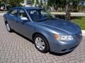 2009 Medium Silver Blue Hyundai Sonata GLS  photo #13