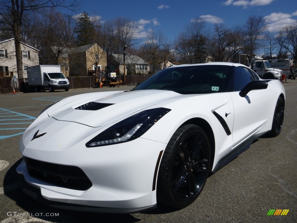 Arctic White 2016 Chevrolet Corvette Stingray Coupe Exterior Photo #126504290