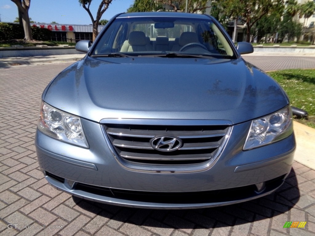 2009 Sonata GLS - Medium Silver Blue / Camel photo #15