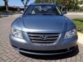 2009 Medium Silver Blue Hyundai Sonata GLS  photo #15