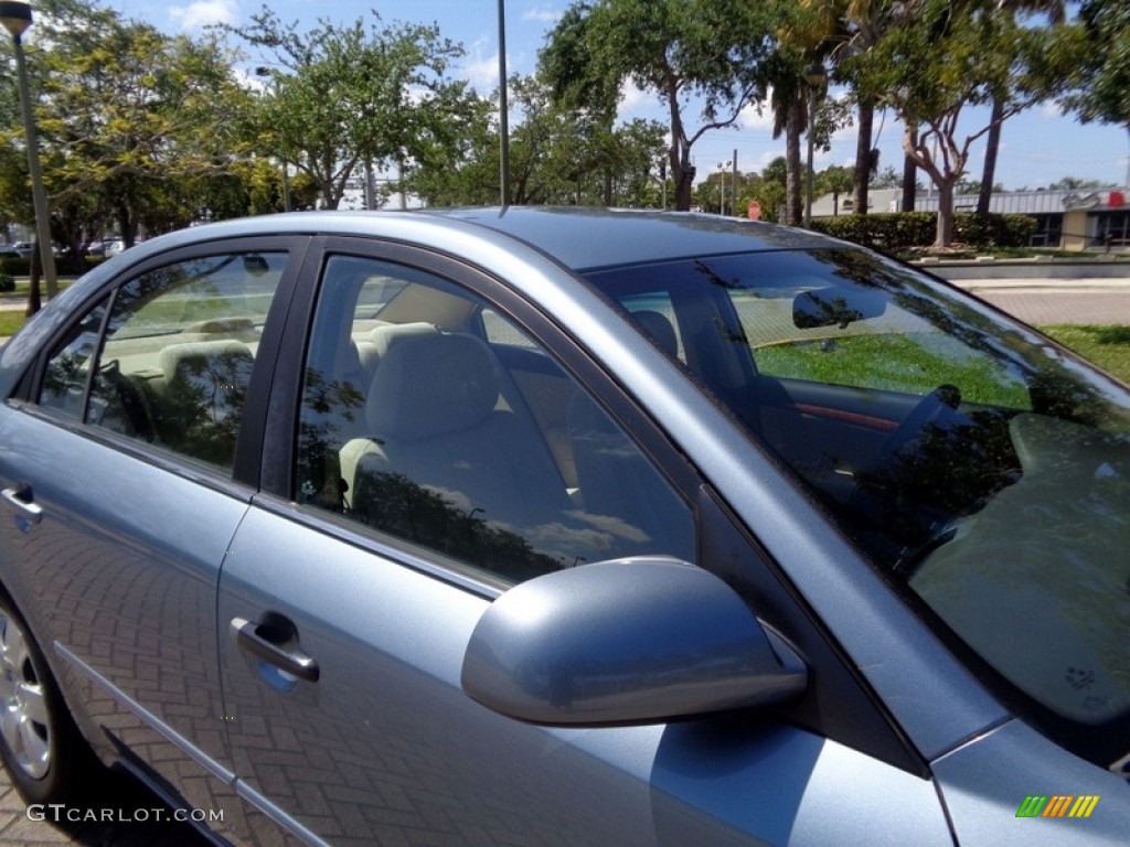 2009 Sonata GLS - Medium Silver Blue / Camel photo #24