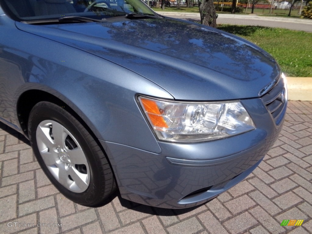 2009 Sonata GLS - Medium Silver Blue / Camel photo #28
