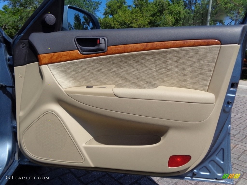 2009 Sonata GLS - Medium Silver Blue / Camel photo #34