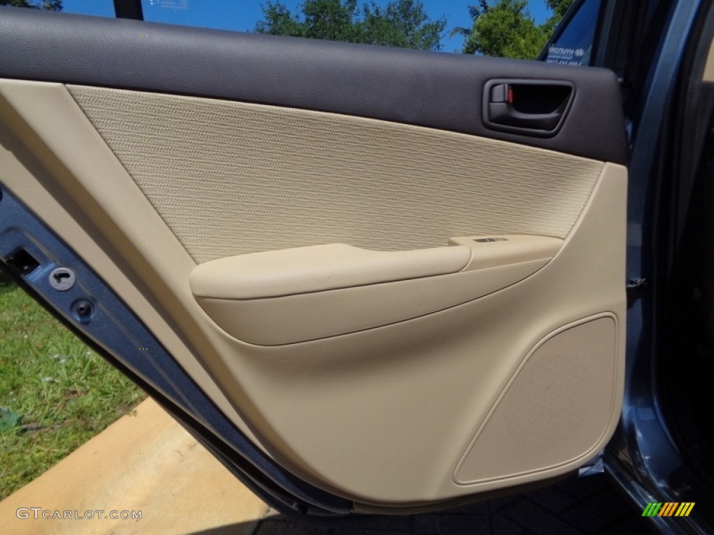 2009 Sonata GLS - Medium Silver Blue / Camel photo #43