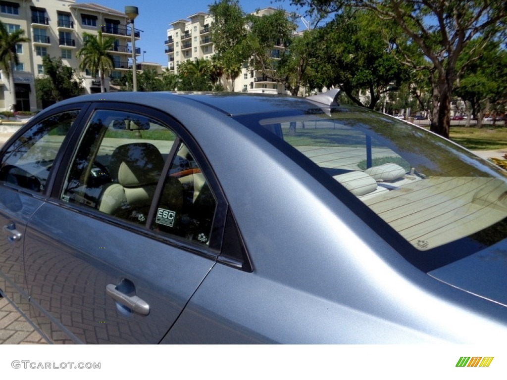 2009 Sonata GLS - Medium Silver Blue / Camel photo #50
