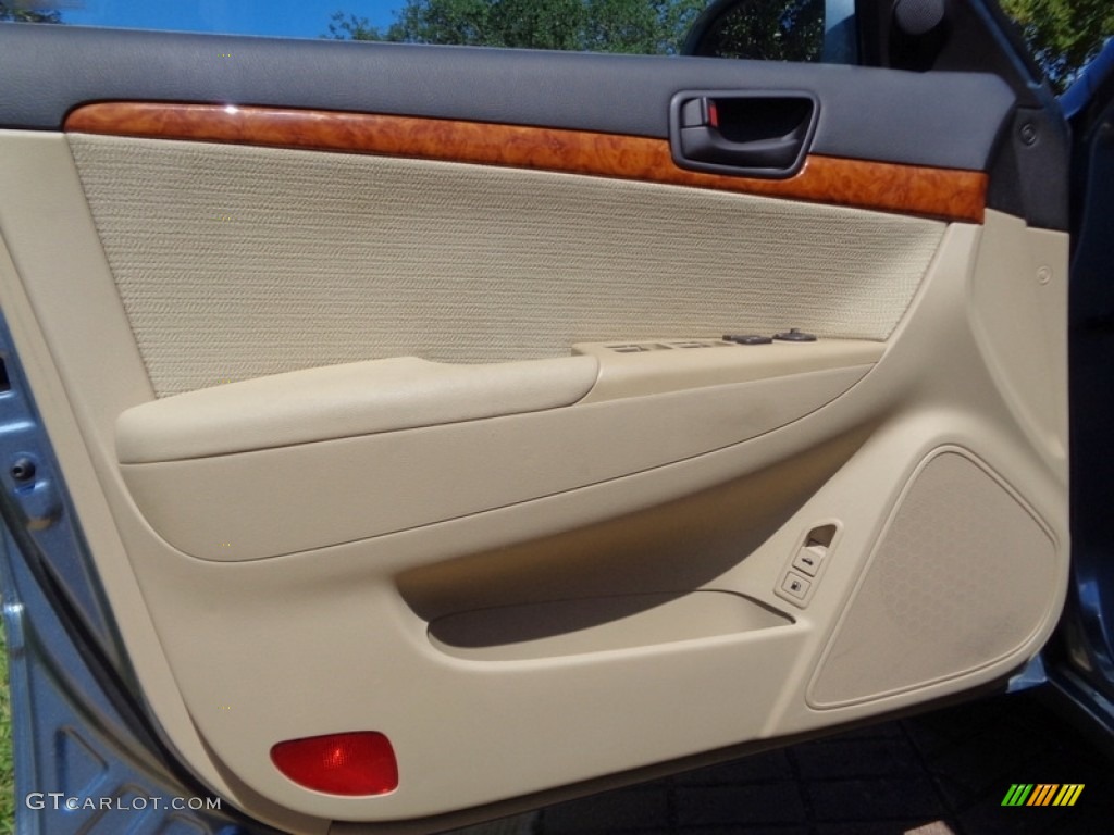 2009 Sonata GLS - Medium Silver Blue / Camel photo #53