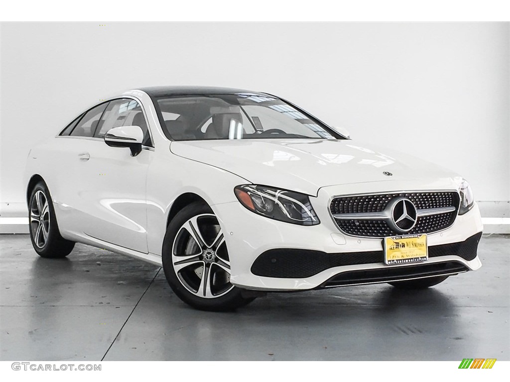 2018 E 400 Coupe - designo Diamond White Metallic / Macchiato Beige/Espresso Brown photo #12