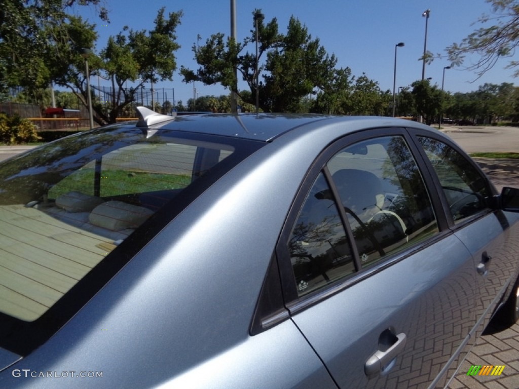 2009 Sonata GLS - Medium Silver Blue / Camel photo #60