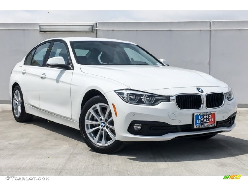 2018 3 Series 320i Sedan - Alpine White / Black photo #12