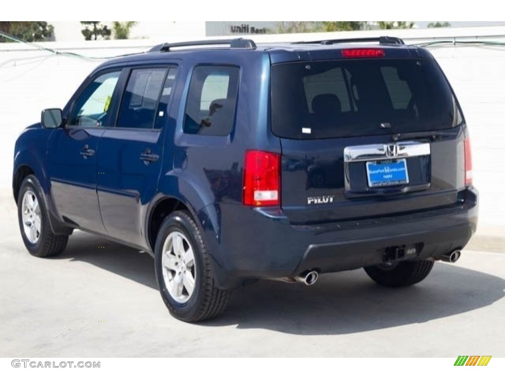 2011 Pilot EX-L - Bali Blue Pearl / Gray photo #2