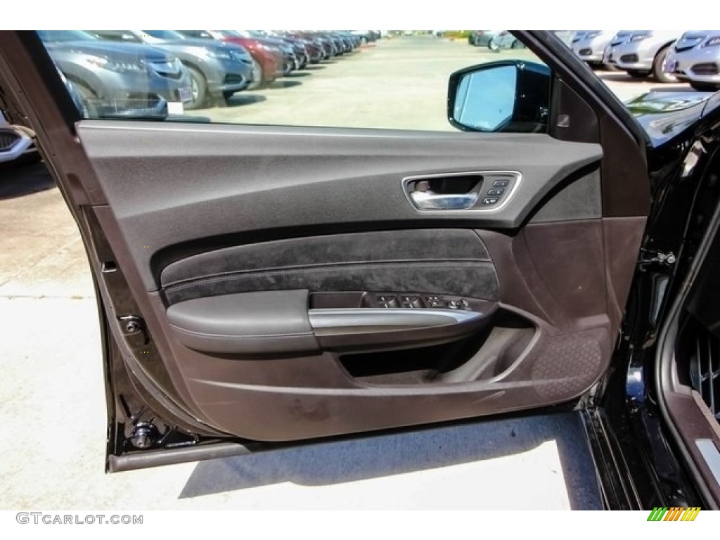 2018 Acura TLX V6 A-Spec Sedan Ebony Door Panel Photo #126508061