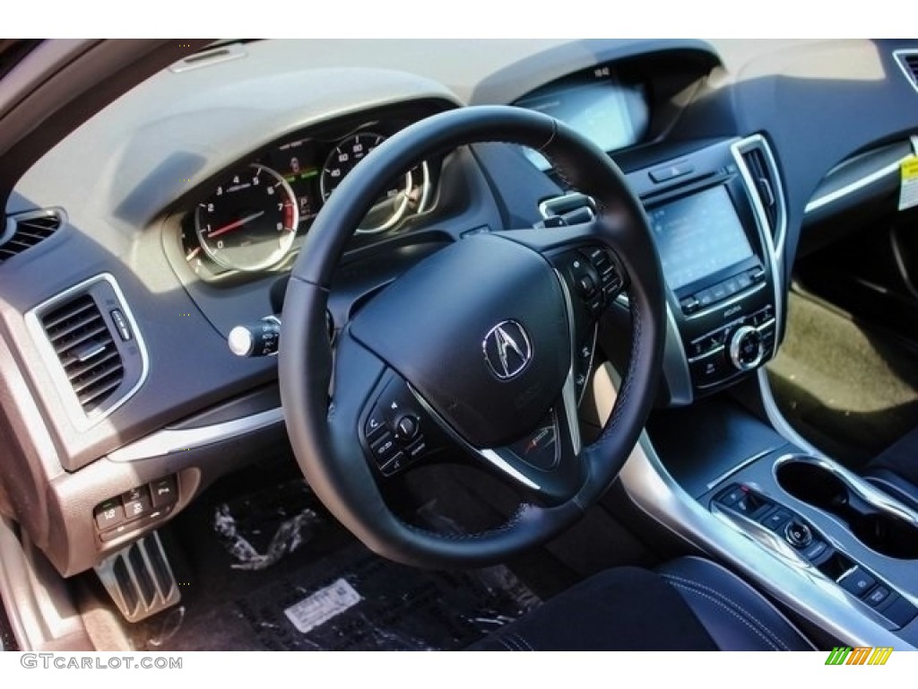 2018 TLX V6 A-Spec Sedan - Crystal Black Pearl / Ebony photo #41
