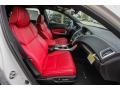 Red 2018 Acura TLX V6 A-Spec Sedan Interior Color