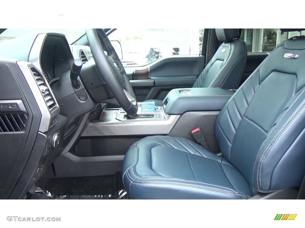 Limited Navy Pier Interior 2018 Ford F150 Limited SuperCrew 4x4 Photo #126509078