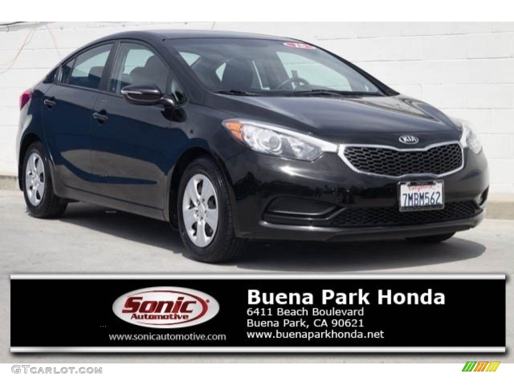 2015 Forte LX - Aurora Black / Black photo #1