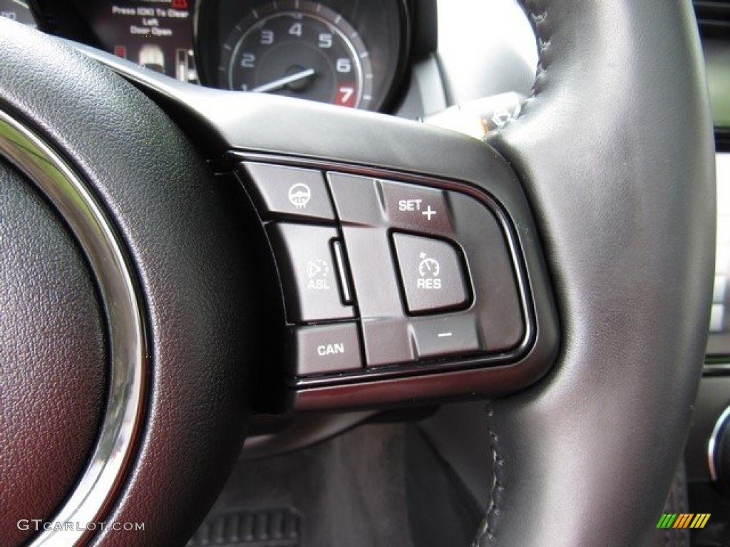 2015 Jaguar F-TYPE S Coupe Jet Steering Wheel Photo #126517308