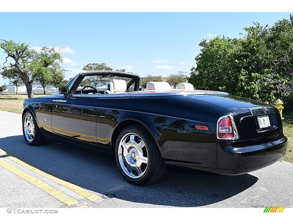 2008 Phantom Drophead Coupe  - Diamond Black / Light Creme photo #4