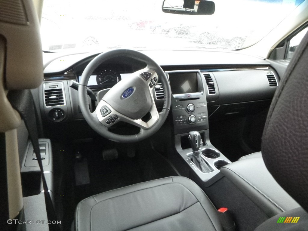 2018 Ford Flex SEL AWD Charcoal Black Dashboard Photo #126517994