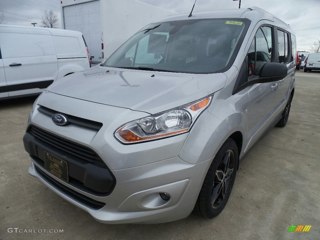 Silver 2018 Ford Transit Connect XLT Passenger Wagon Exterior Photo #126518237