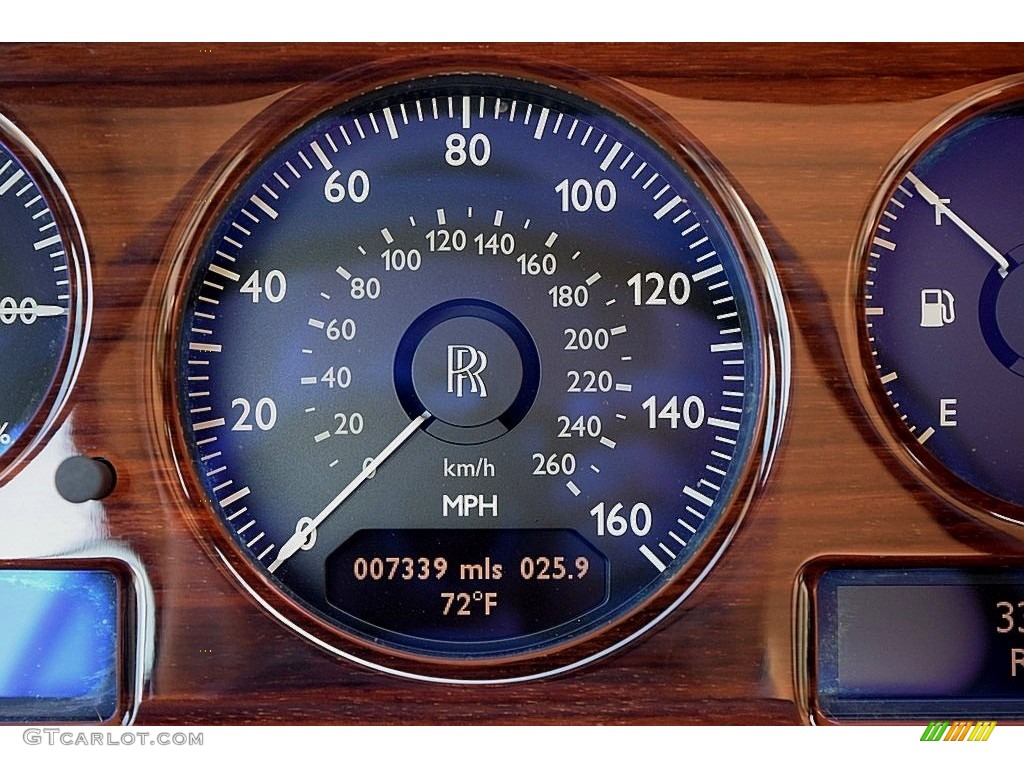 2008 Rolls-Royce Phantom Drophead Coupe Standard Phantom Drophead Coupe Model Gauges Photo #126518672