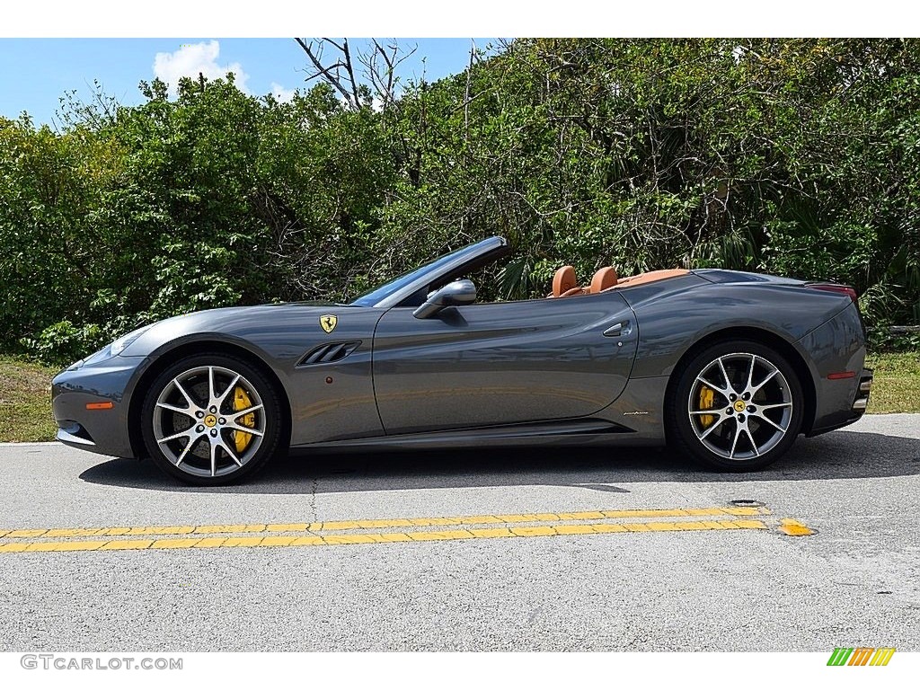 2012 California  - Grigio Silverstone (Dark Gray Metallic) / Cuoio (Beige) photo #8