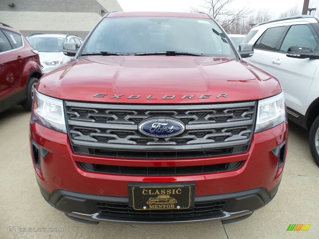 2018 Explorer XLT 4WD - Ruby Red / Ebony Black photo #2