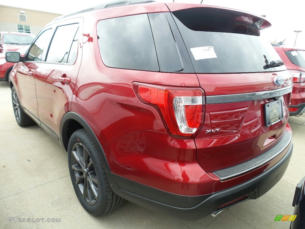 2018 Explorer XLT 4WD - Ruby Red / Ebony Black photo #3