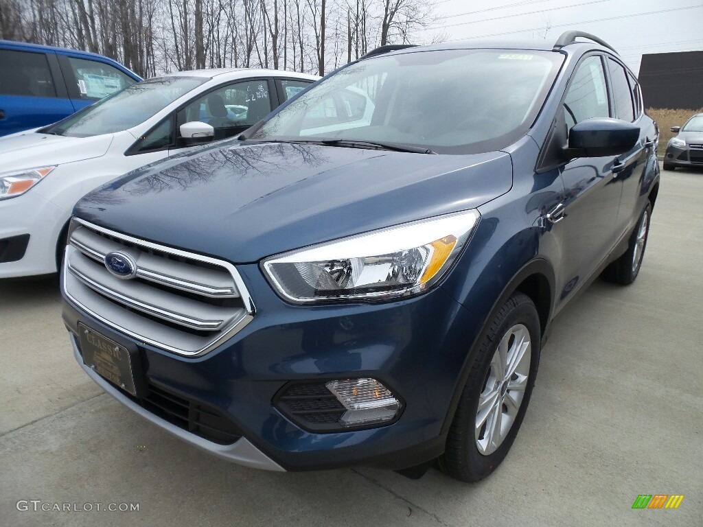 Blue Metallic Ford Escape