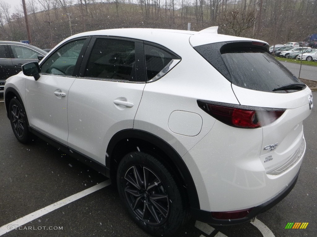 2018 CX-5 Touring AWD - Snowflake White Pearl Mica / Black photo #6