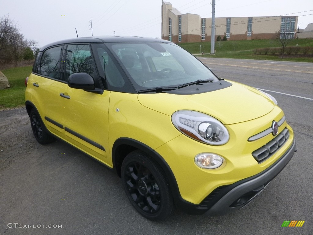 2018 500L Trekking - Giallo (Yellow) / Dark Slate Gray photo #7