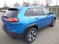 2018 Hydro Blue Pearl Jeep Cherokee Trailhawk 4x4  photo #5