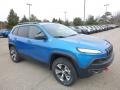 2018 Hydro Blue Pearl Jeep Cherokee Trailhawk 4x4  photo #7