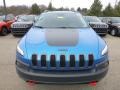 2018 Hydro Blue Pearl Jeep Cherokee Trailhawk 4x4  photo #8