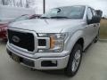 2018 Ingot Silver Ford F150 XLT SuperCrew 4x4  photo #1