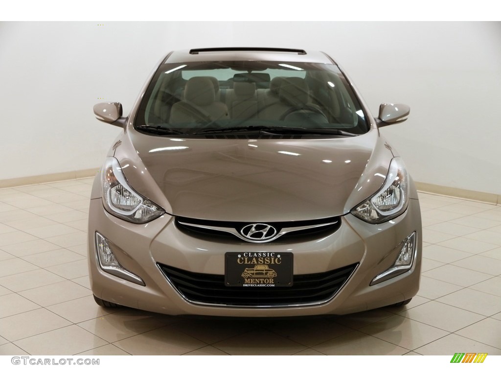 2016 Elantra Value Edition - Desert Bronze / Beige photo #2