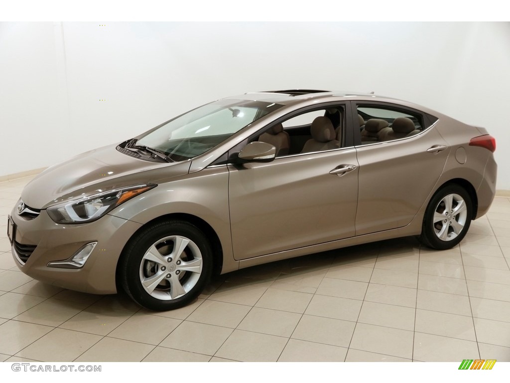 2016 Elantra Value Edition - Desert Bronze / Beige photo #3