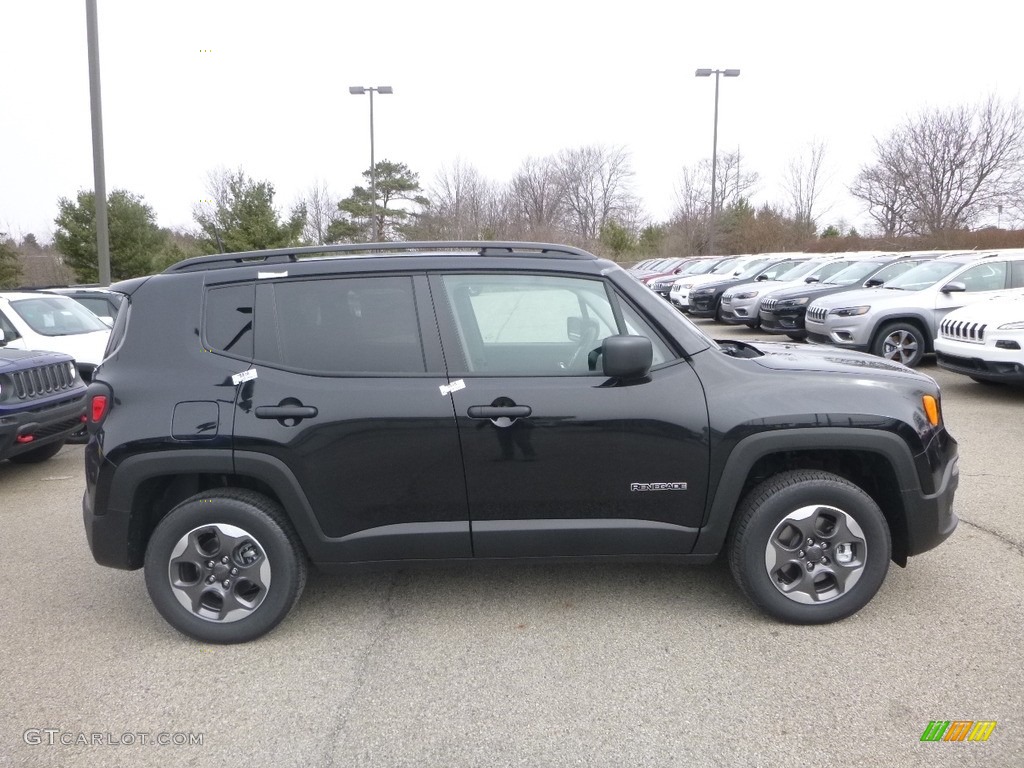 Black 2018 Jeep Renegade Sport 4x4 Exterior Photo #126523640