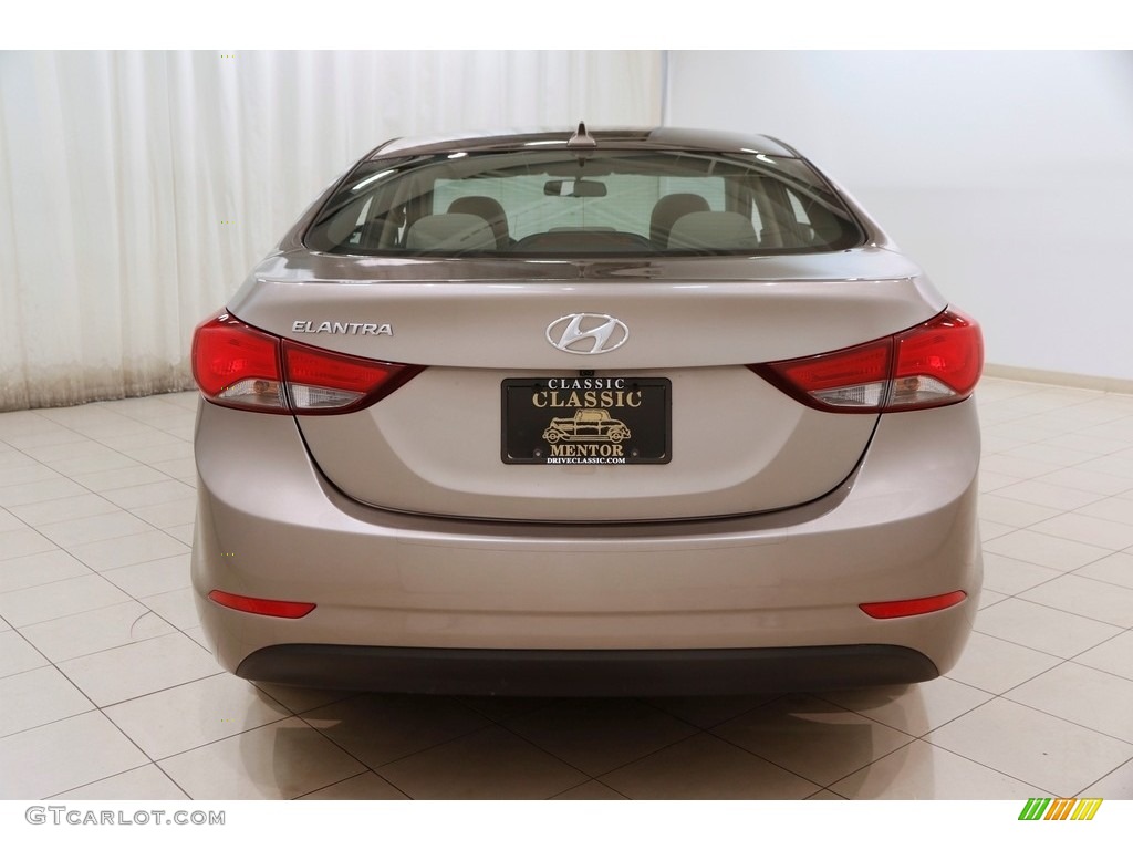 2016 Elantra Value Edition - Desert Bronze / Beige photo #18
