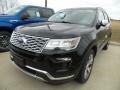 2018 Shadow Black Ford Explorer Platinum 4WD  photo #1