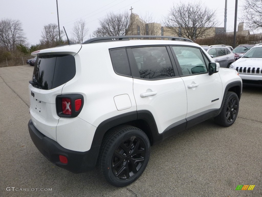 2018 Renegade Latitude 4x4 - Alpine White / Black photo #5