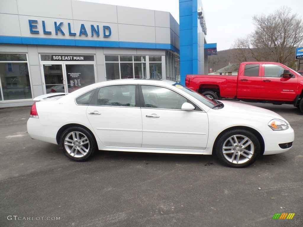 2012 Impala LTZ - Summit White / Gray photo #4