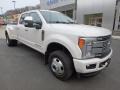 White Platinum - F350 Super Duty Platinum Crew Cab 4x4 Photo No. 8