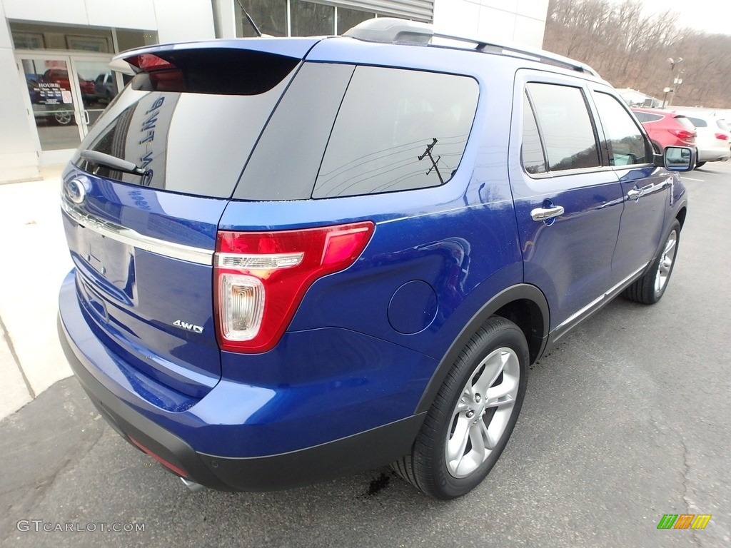 2015 Explorer Limited 4WD - Deep Impact Blue / Charcoal Black photo #2