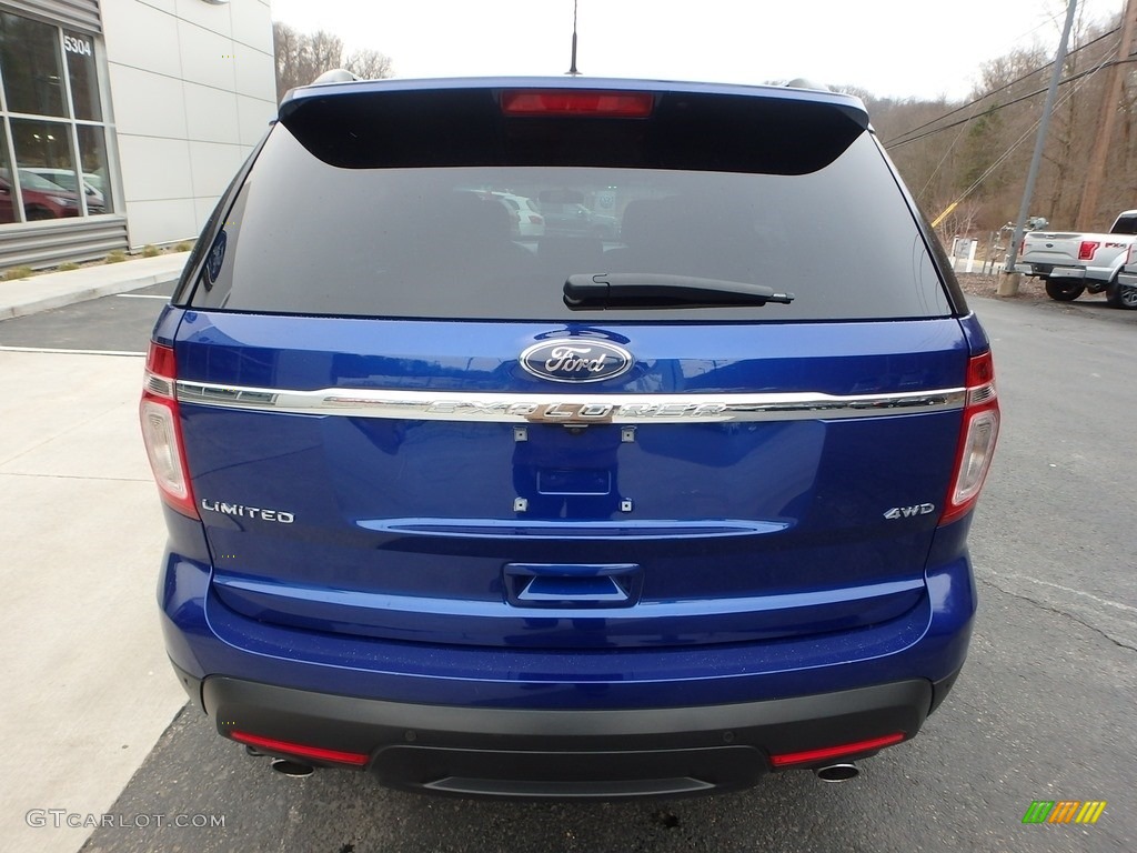 2015 Explorer Limited 4WD - Deep Impact Blue / Charcoal Black photo #3
